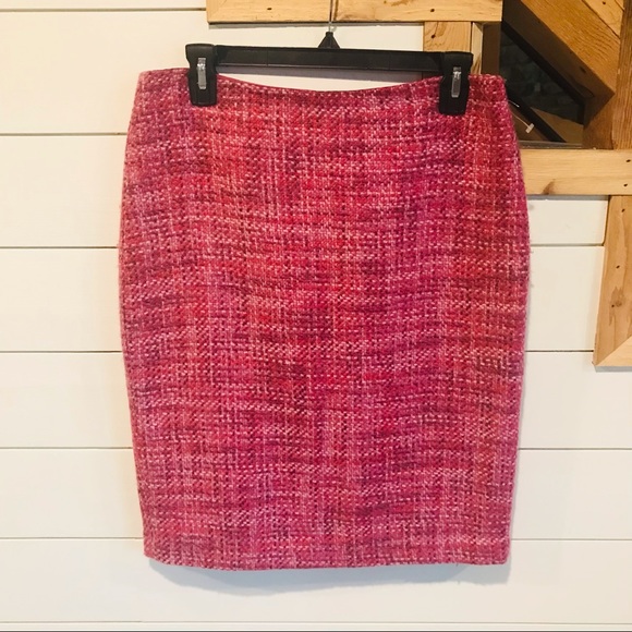 Liz Claiborne tweed wool blend lined skirt 8 - Picture 2 of 5